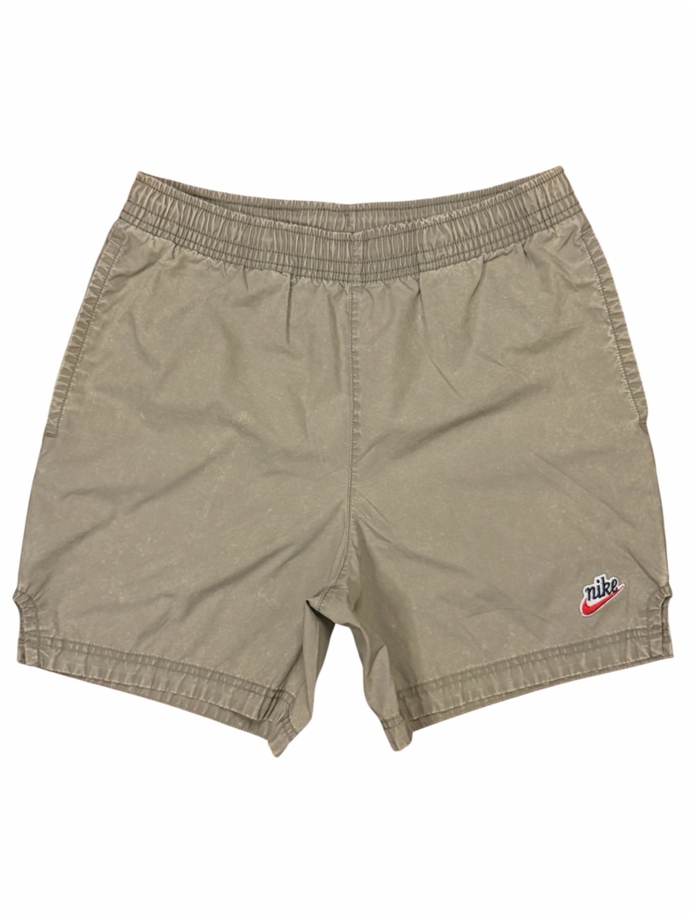 Nike Sportswear Heritage Essentials Shorts Mens S Green Stone Wash DC1877-320